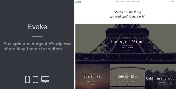 Evoke Travel Blog WordPress Theme