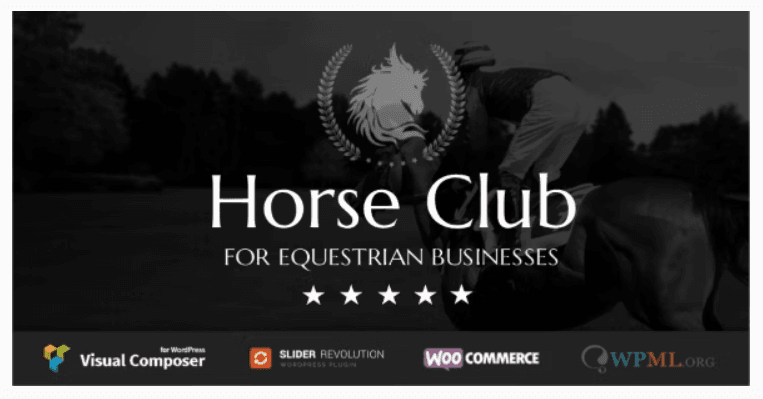 Horse club WordPress theme