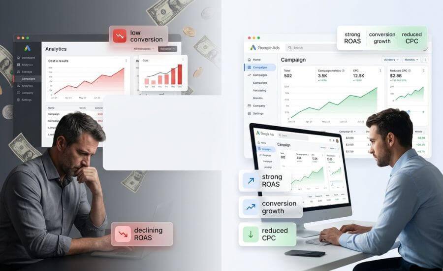 Fear of wasted budget in google ads