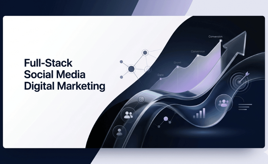 Full-stack social media digital marketing